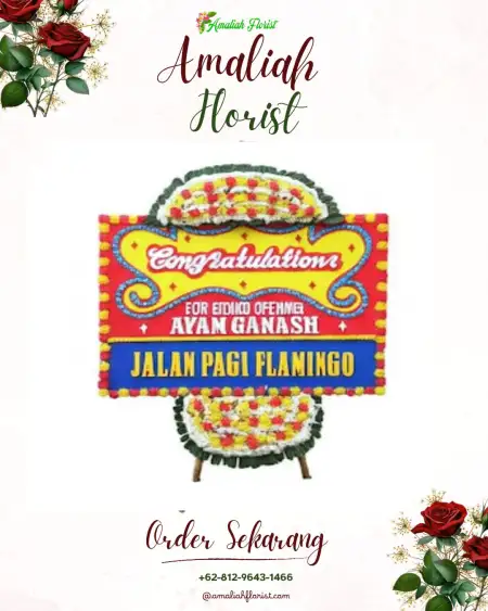 Sewa Papan Bunga 22 Ilir
